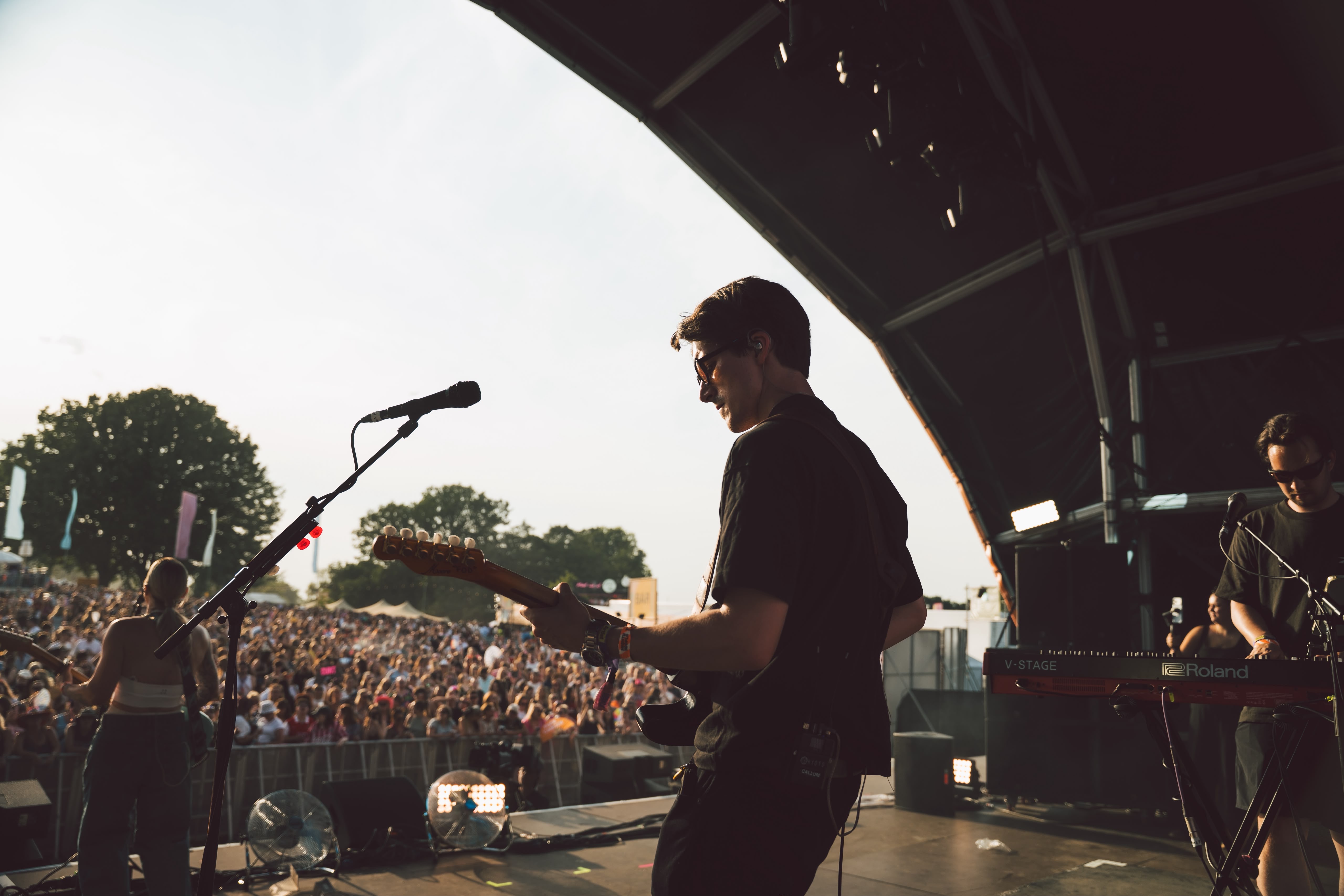 Callum Garland performing live